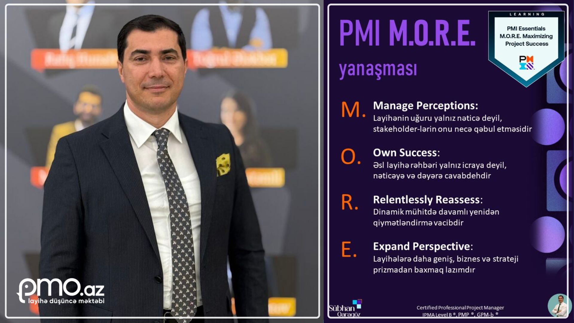PMI M.O.R.E. yanaşması nədir?